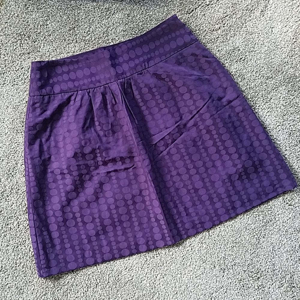 The Limited Polka Dot Circle A-Line Flare Skirt